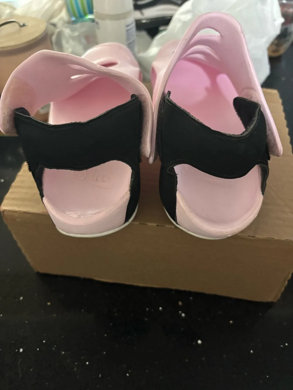 Kids Nike Lightweight Pink Sandal Shoes